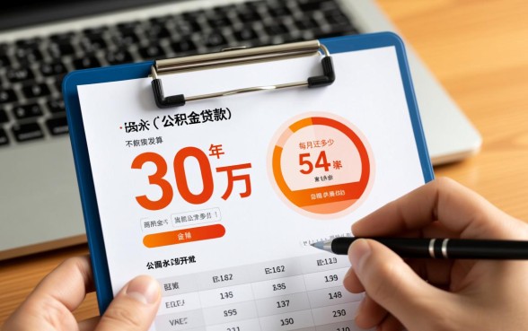 公积金贷款30万30年每月还多少,利息怎么算? 公积金贷款30万30年每月还多少