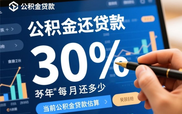 公积金贷款30万30年每月还多少,利息怎么算? 公积金贷款30万30年每月还多少