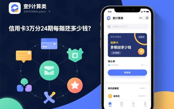 信用卡3万分24期每期还多少钱,手续费怎么算 信用卡3万分24期每期还多少钱