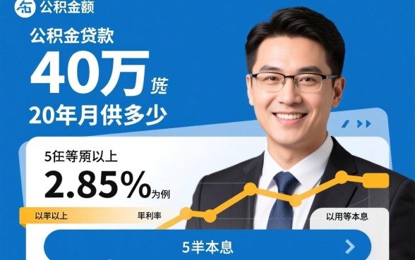 公积金贷款40万20年月供多少,利息怎么算 公积金贷款40万20年月供多少