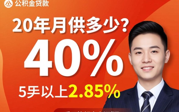 公积金贷款40万20年月供多少,利息怎么算 公积金贷款40万20年月供多少