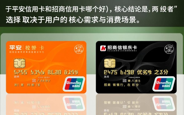 平安信用卡和招商信用卡哪个好,哪个额度高好下卡 平安信用卡和招商信用卡哪个好