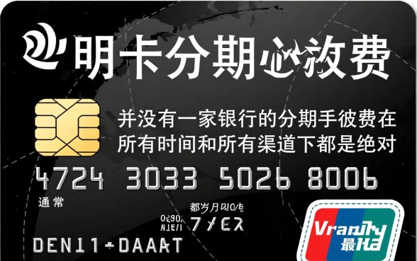哪个银行信用卡分期手续费最低,分期手续费怎么算最划算 哪个银行信用卡分期手续费最低