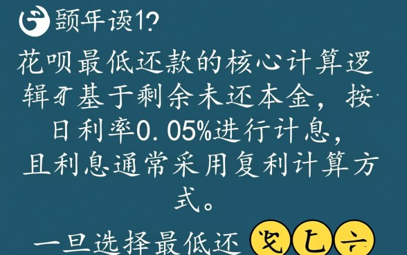花呗最低还款利息怎么算