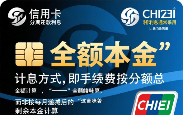 中信信用卡分期还款利息怎么算,分期手续费怎么算 中信信用卡分期还款利息怎么算