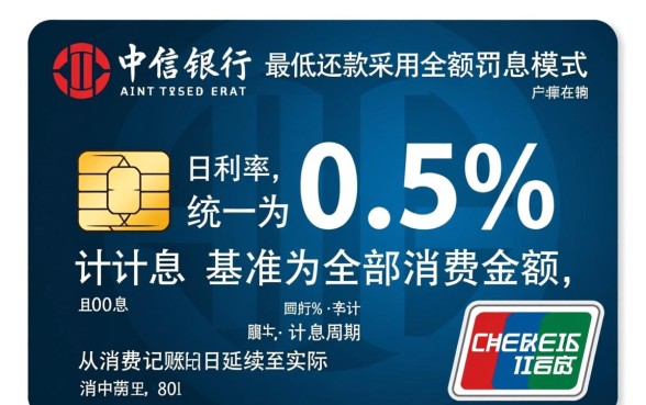 中信信用卡最低还款利息怎么算,每天利息是多少? 中信信用卡最低还款利息怎么算