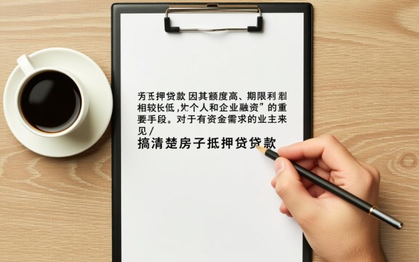 房子抵押贷款怎么贷,利息怎么算需要什么条件 利息怎么算需要什么条件