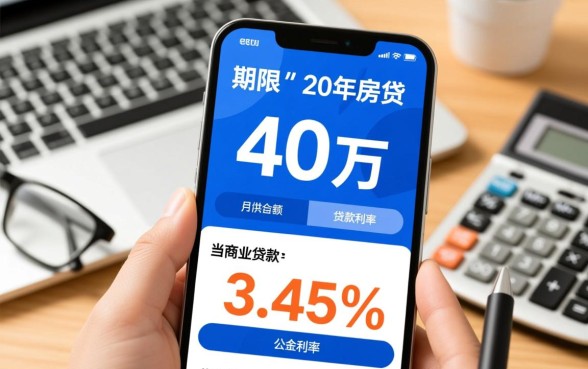 买房贷款40万20年月供多少,利息一共多少钱? 买房贷款40万20年月供多少