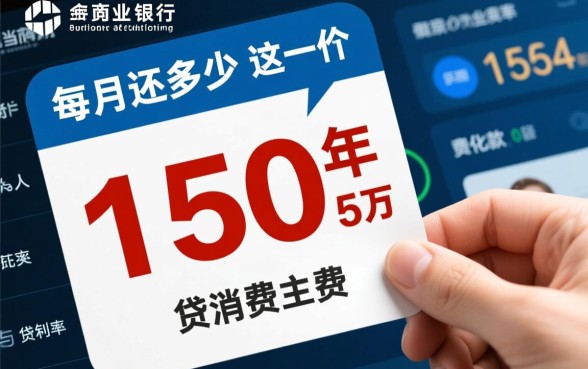 贷款15万5年还清每月还多少,利息一共要还多少 贷款15万5年还清每月还多少