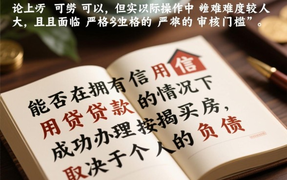 银行有信用贷款还能按揭买房吗,有信用贷款按揭买房有影响吗 银行有信用贷款还能按揭买房吗