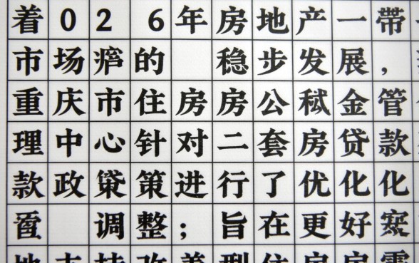 重庆二套房公积金贷款首付比例是多少?2026最新政策是多少? 重庆二套房公积金贷款首付比例是多少