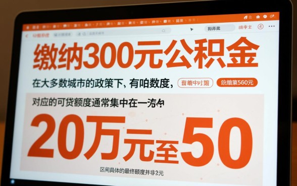 每月公积金300可以贷款多少,公积金贷款额度怎么算 每月公积金300可以贷款多少
