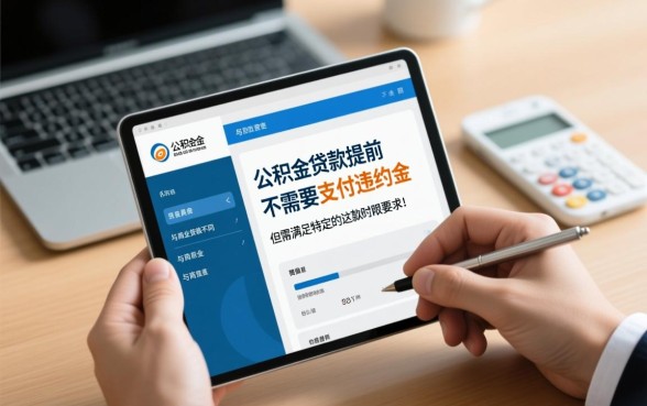 公积金贷款提前还款有违约金吗,怎么算最划算? 公积金贷款提前还款有违约金吗