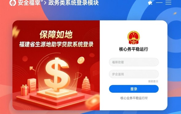 福建省生源地助学贷款系统怎么登录?官方入口网址在哪? 福建省生源地助学贷款系统怎么登录