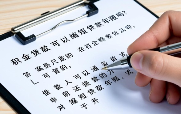 公积金贷款可以缩短贷款年限吗?需要什么条件? 公积金贷款可以缩短贷款年限吗