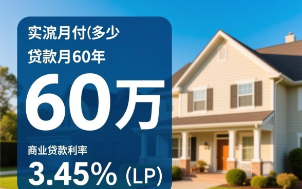 买房贷款60万30年月供多少,利息一共要还多少? 买房贷款60万30年月供多少