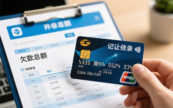 征信上显示信用卡欠多少钱吗