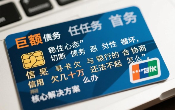 信用卡欠几十万还不起怎么办