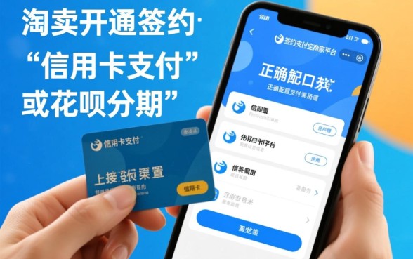 淘宝卖家怎么开通信用卡支付,商家如何设置信用卡收款? 淘宝卖家怎么开通信用卡支付