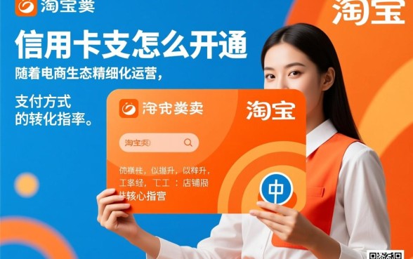 淘宝卖家信用卡支付怎么开通