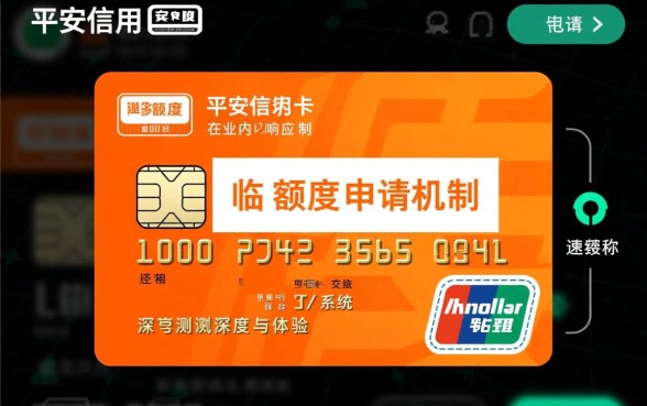 平安信用卡临时额度怎么申请,在哪里申请入口? 平安信用卡临时额度怎么申请