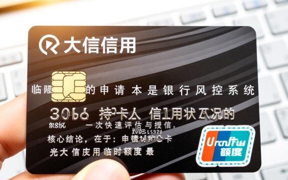 光大信用卡怎么申请临时额度