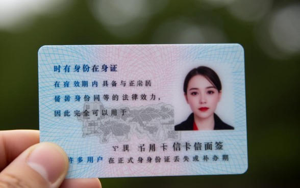 临时身份证可以面签信用卡吗