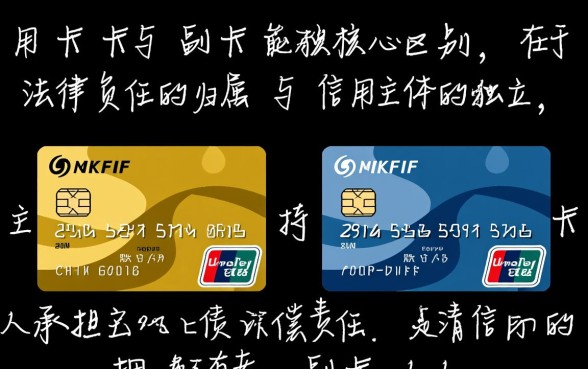 信用卡主卡和副卡有什么区别,额度共享吗谁负责还款 信用卡主卡和副卡有什么区别