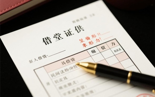 民间借贷借条怎么写合法有效