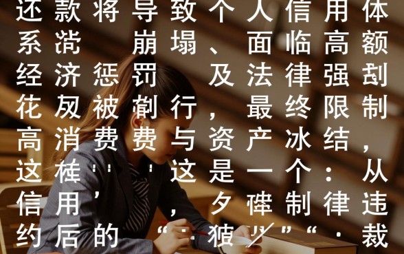 360借条不还会有什么后果
