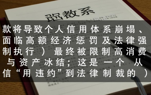360借条不还会有什么后果