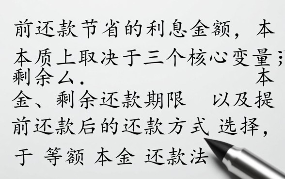 等额本金提前还款利息怎么算,提前还款划算吗? 等额本金提前还款利息怎么算