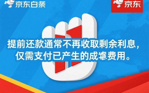 京东白条提前还款还有利息吗,提前还款怎么算利息 京东白条提前还款还有利息吗
