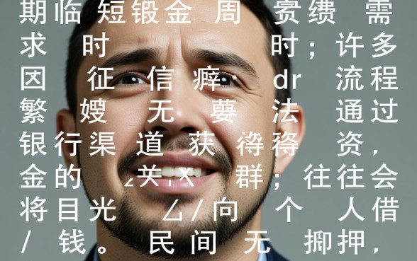 个人借钱民间无抵押哪里借?私人借款利息多少? 个人借钱民间无抵押哪里借