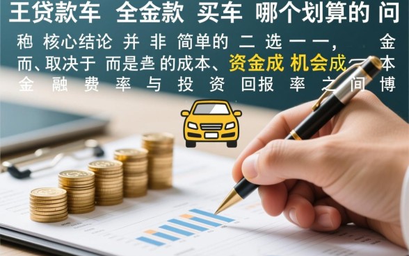 贷款买车和全款买车哪个划算,全款买车和贷款买车有什么区别 全款买车和贷款买车有什么区别