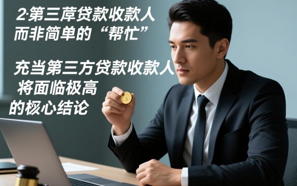 第三方贷款收款人有什么风险,会承担法律责任吗 第三方贷款收款人有什么风险