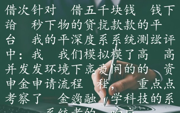 借五千块钱的秒下的贷款平台有哪些,哪个好? 借五千块钱的秒下的贷款平台有哪些