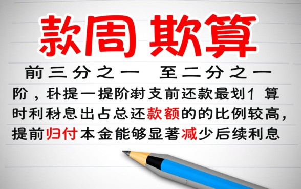 等额本息贷款提前还款划算吗,怎么计算利息才不亏 等额本息贷款提前还款划算吗