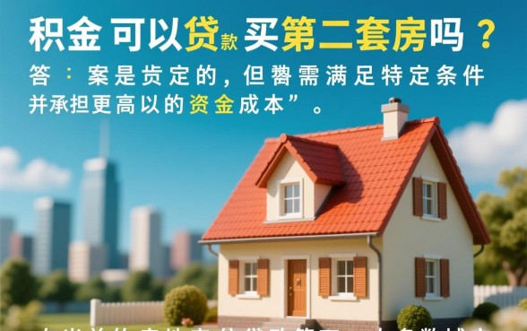 公积金可以贷款买第二套房吗,二套房公积金贷款条件是什么? 公积金可以贷款买第二套房吗