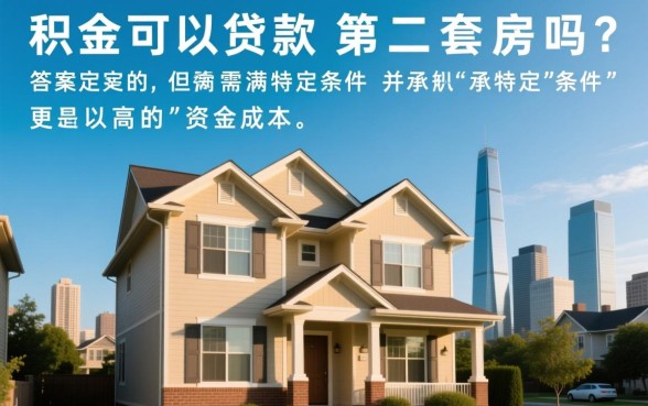公积金可以贷款买第二套房吗,二套房公积金贷款条件是什么? 公积金可以贷款买第二套房吗