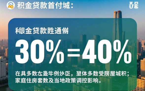 第二套房公积金贷款首付多少,2026年二套房首付比例是多少? 2026年二套房首付比例是多少