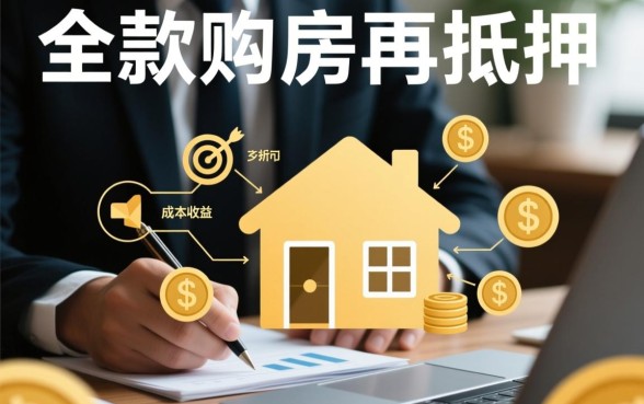 全款买房抵押贷款划算吗,全款买房再抵押贷款怎么操作 全款买房再抵押贷款怎么操作