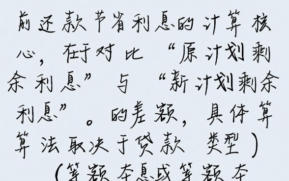 贷款买房提前还款利息怎么算