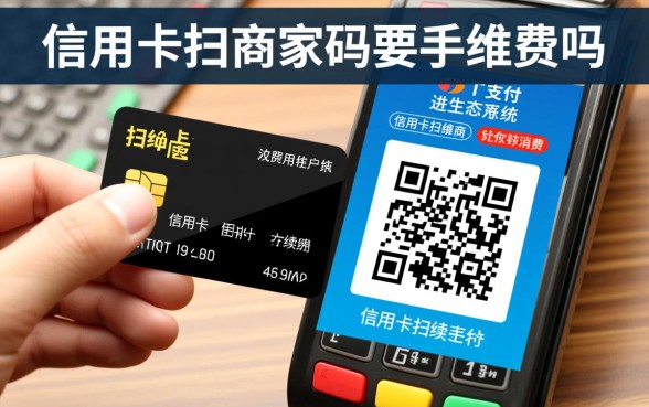 信用卡扫商家码要手续费吗,扫码支付有手续费吗 信用卡扫商家码要手续费吗