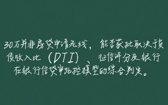 信用卡负债30w能房贷吗,银行审批通过率高吗 信用卡负债30w能房贷吗