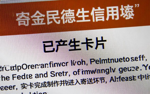 民生信用卡进度已产生卡片是什么意思,多久能收到卡? 民生信用卡进度已产生卡片是什么意思