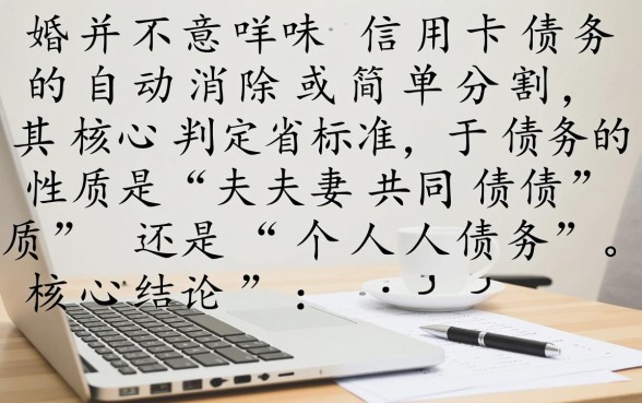 离婚后信用卡债务如何承担,夫妻一方欠债另一方要还吗 离婚后信用卡债务如何承担