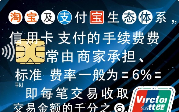 淘宝信用卡支付手续费多少,淘宝信用卡支付怎么收费 淘宝信用卡支付手续费多少