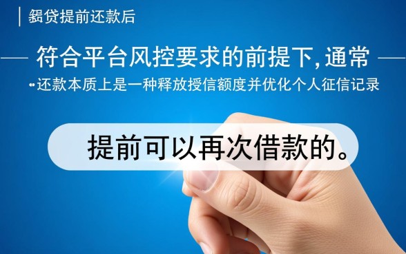 你我贷提前还款还能再借吗