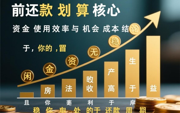 房贷什么时候提前还款划算,房贷提前还款怎么算最省钱 房贷什么时候提前还款划算